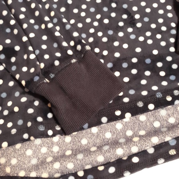 Nautica Fleece Pajama Set XL Navy Bubble Design Top & Pants - Picture 5 of 8